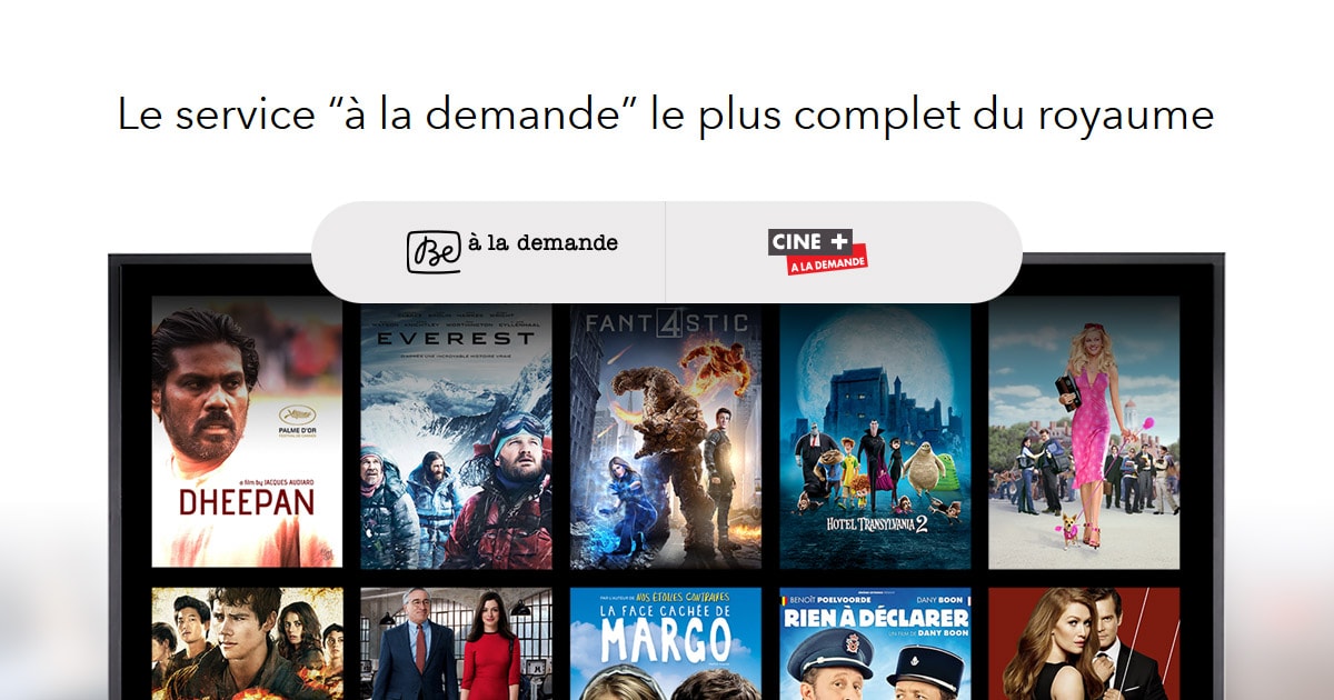 Be à la demande - Be tv